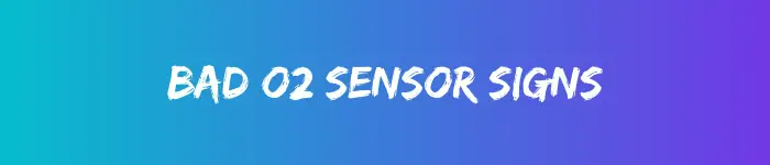 faulty o2 sensor symptoms header image