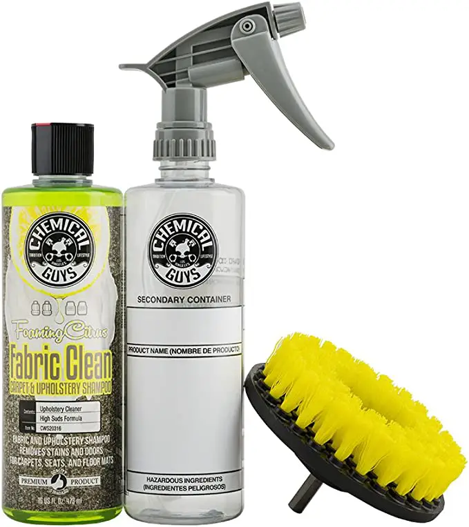 car cleaning guys fabric cleaner kit with drill attachment and spray bottle product image