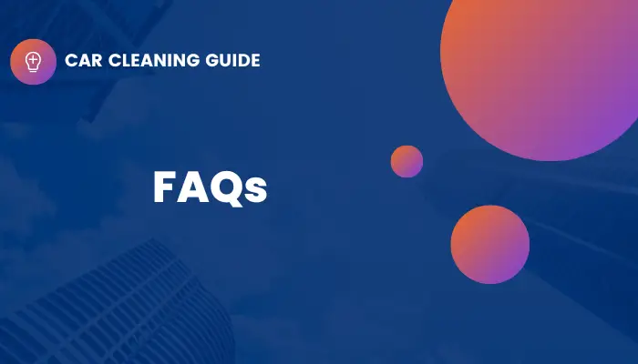 white and purple banner image that says FAQs for undercarriage car washes