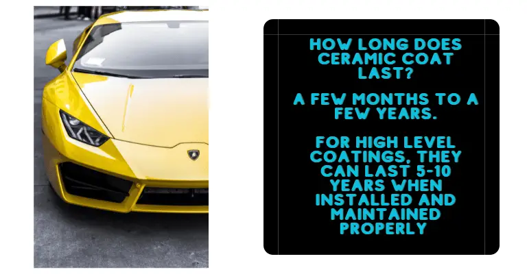 how long does a ceramic coat last infographic