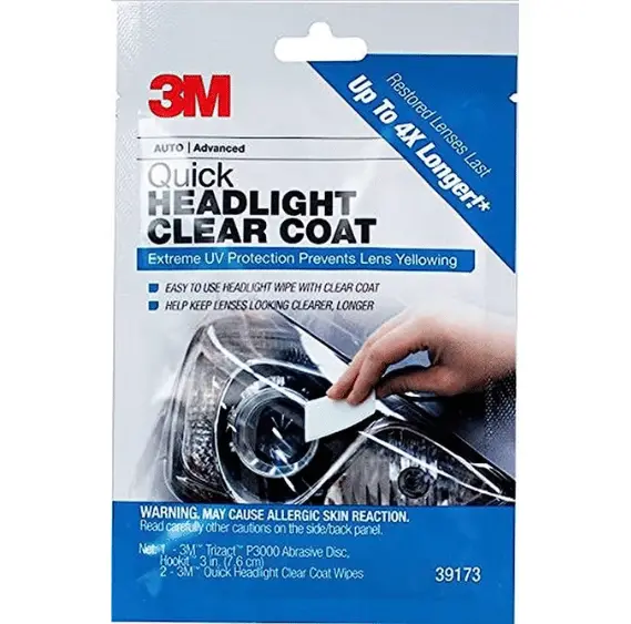 3M Quick headlight clear coat applicator kit