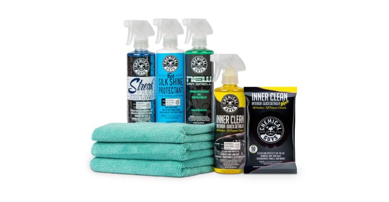 an interior plastic cleaning and restoration kit from chemical guys