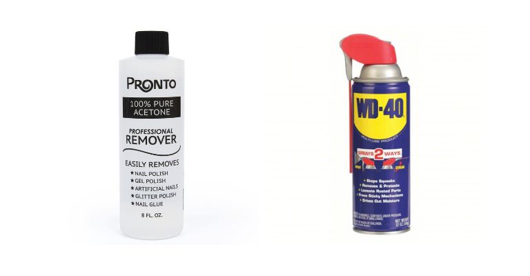 nail remove and wd40, two common ways to remove duct tape and its residue