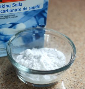 baking soda in bowl